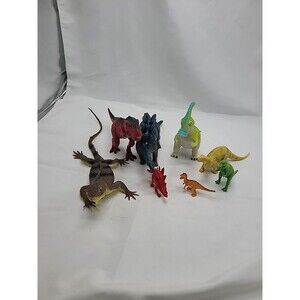 Lot Of 8 pieces Dinosaur Toy Figures Toys Lot for Boys Toddler Kids Playset